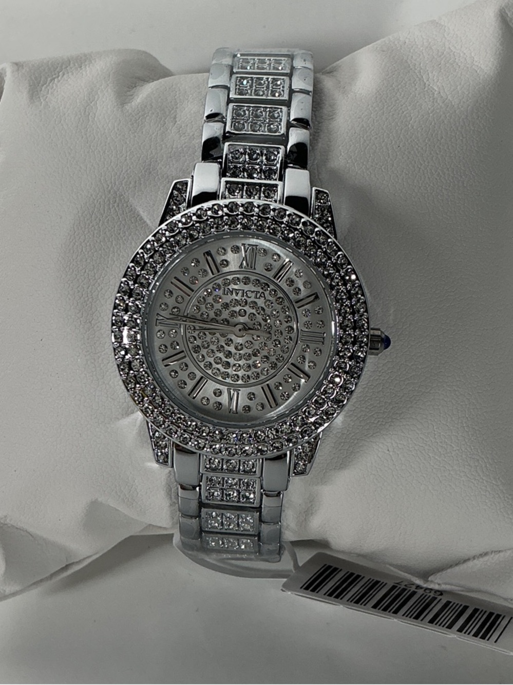 Invicta Silver Crystal-Embellished Women's Bracelet Watch 69427